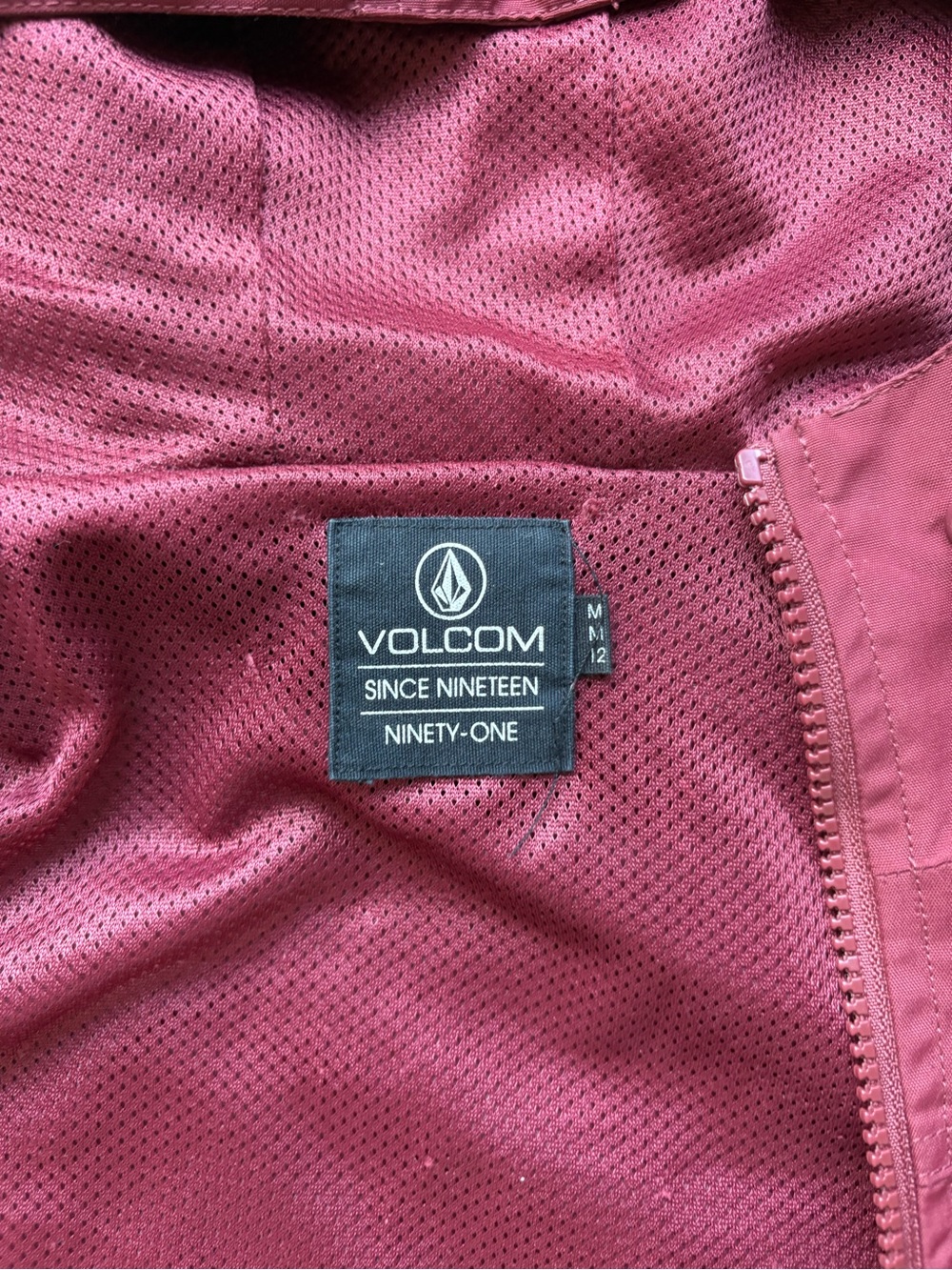 Volcom Mesh-Lined Hooded Jacket - Picture 3 of 3